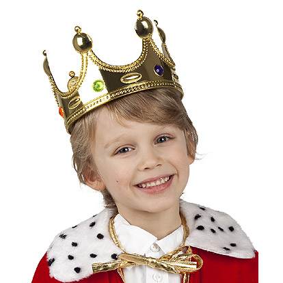 Lijkt op Chemicaliën Identiteit Kroon Koning Kind - Fun-shop
