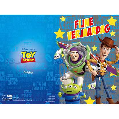 Piket Verbazingwekkend Arabisch Toy Story Verjaardagskaart - Fun-shop