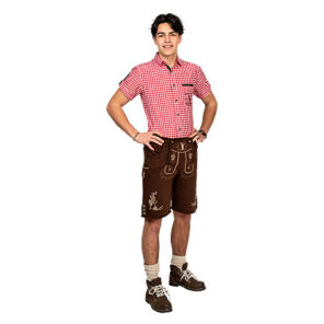 Comfortabele stoffen lederhosen zonder H-Träger/bretellen is een goedkopere stoffen lederhosen